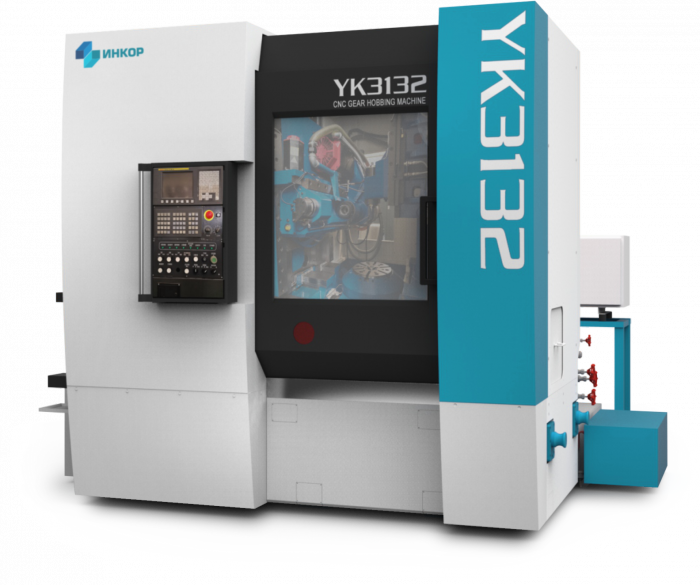 Вертикальный зубофрезерный 6-осевой станок с ЧПУ YK3132