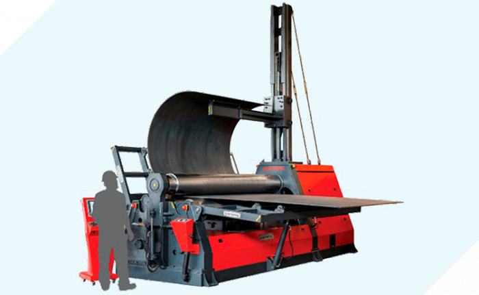 4-валковый гидравлический листогибочный пресс (вальцы) AKYAPAK AHS 20/16