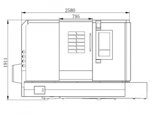 Токарно-фрезерный обрабатывающий центр CY-K55m/550  изображение